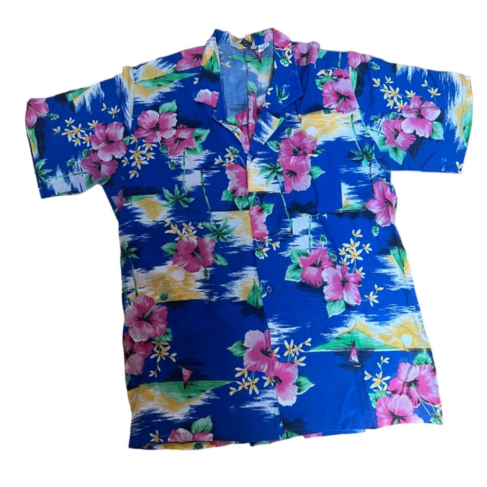 Silky Hawaiin Shirt - Mens XL
